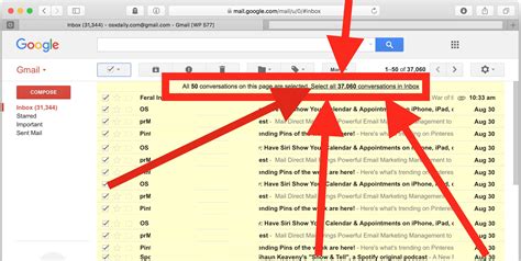 Delete all email messages .